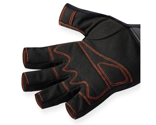 TYPHOON Gants Essentiel Doigts Courts - Adultes-Noir/Solar