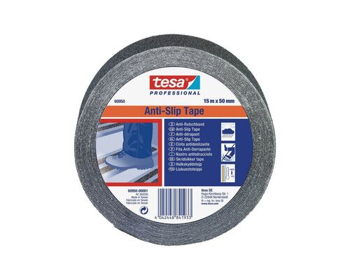 TESA Ruban adhésif antidérapant noir, 50 mm x 15 m Tesa