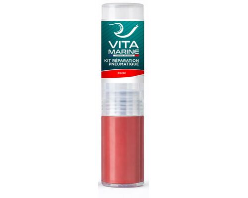 Kit de réparation pneumatique PVC rouge