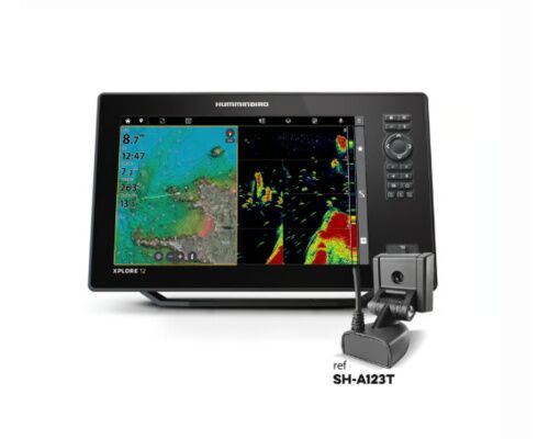 HUMMINBIRD COMBINÉ GPS XPLORE 12 CHIRP 2D SONDE TA