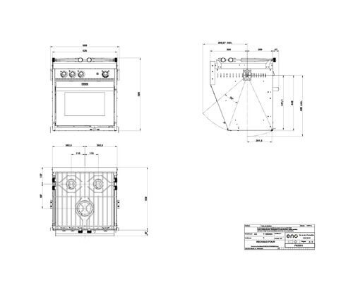 ENO Gazinière Force 10 3 feux