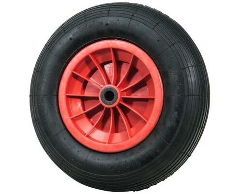 Roue gonflable avec chambre, jante rouge Ø 400 alésage 20, 1