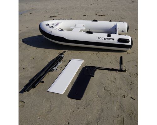 3D TENDER Sail TENDER 280 bleue et blanche