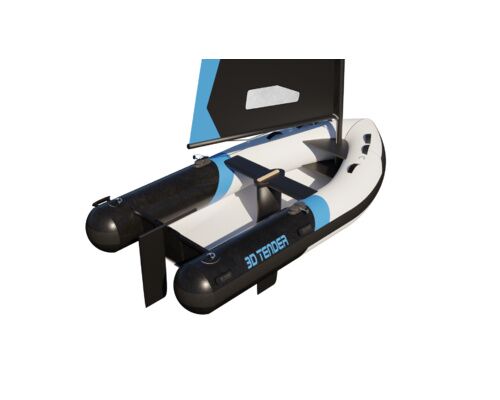 3D TENDER Sail TENDER 280 bleue et noire