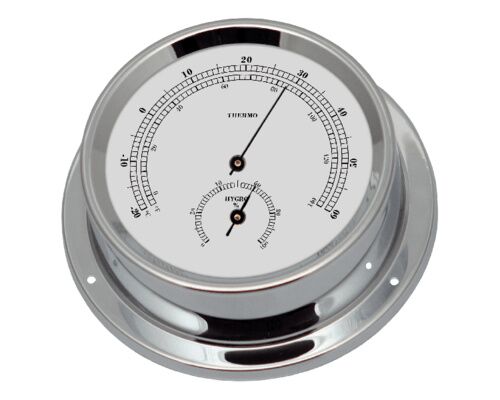 TALAMEX Hygrometre Série 125 Laiton chromé