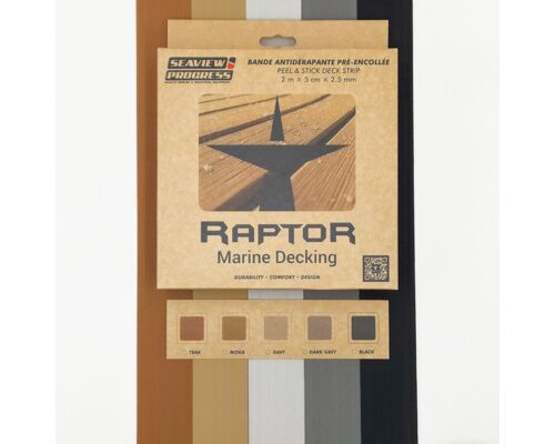 RAPTOR Bande antidérapante 2m x 5cm noire