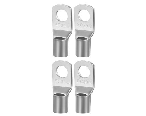 Cosse de puissance à sertir - 50 mm² - trou de Ø8 mm - par 4
