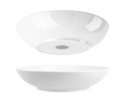 SILWY Assiette creuse aimantée en porcelaine les 2
