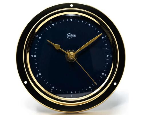 BARIGO Pendule Regatta Laiton Fond Bleu