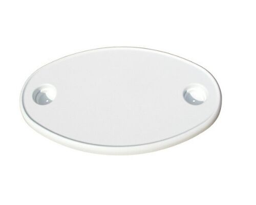 Plateau de table composite - ovale 770 x 510 mm - 2 verres