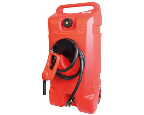 Réservoir distributeur à roulettes