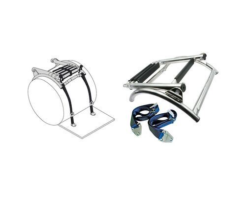 Échelle de bain pour canot pneumatique 4 marches télescopiqu