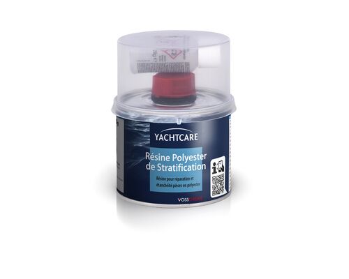 YACHTCARE Resine polyester pré-accelerée 500g + catalyseur