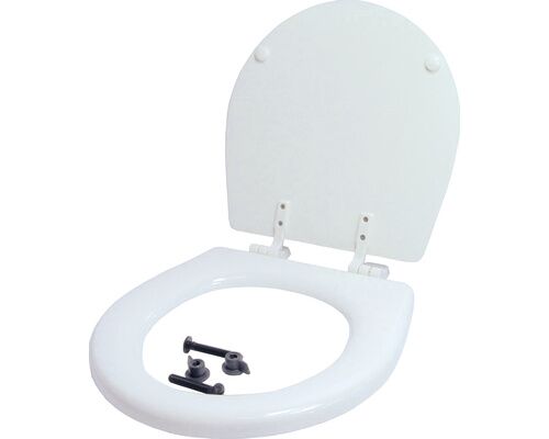 JABSCO Abattant cuvette compacte bois avec charnières