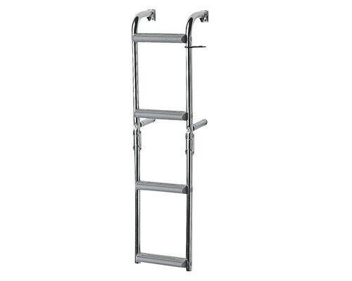 PLASTIMO ECHELLE INOX PLIANT 90D,3+3 ECH GRIS CRB
