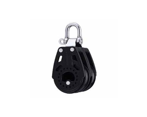 HARKEN Poulie double de mat/fixe Ø réa 40mm Ø cord 8/10mm Harken