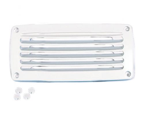 NUOVA RADE Grille aeration plastique rectangulaire blanche 2 Nuova Rade NUOVA RADE Grille aeration plastique rectangulaire blanche 2 Nuova Rade