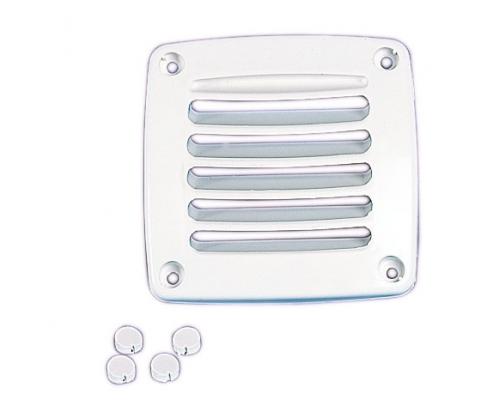 NUOVA RADE Grille aeration plastique blanche 92 x 92 mm VRAC Nuova Rade