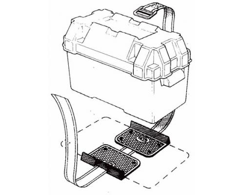 TREM Support universel a sangle pour batterie et nourrice Trem