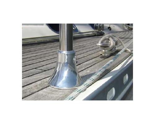 DAMADE Pied de chandelier 1 trou aluminium anodisé poli Damade DAMADE Pied de chandelier 1 trou aluminium anodisé poli Damade