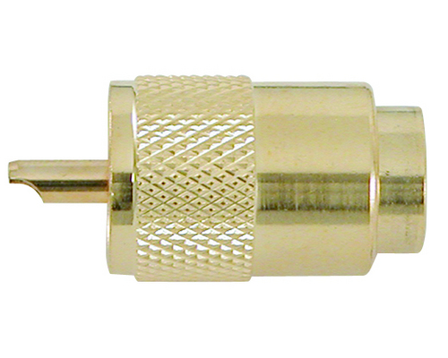 Connecteur VHF male PL259 pour cable 10mm Connecteur VHF male PL259 pour cable 10mm