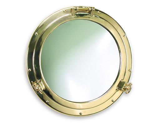 FORESTI Miroir hublot en laiton poli Ø260mm Foresti Suardi FORESTI Miroir hublot en laiton poli Ø260mm Foresti Suardi