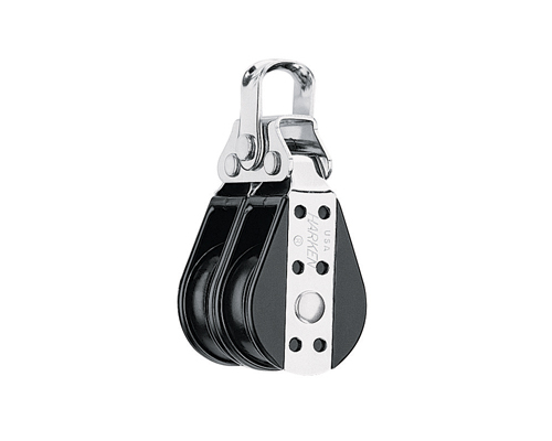 HARKEN Poulie double Big Bullet Ø réa 38mm Ø cord 8/10mm Harken HARKEN Poulie double Big Bullet Ø réa 38mm Ø cord 8/10mm Harken