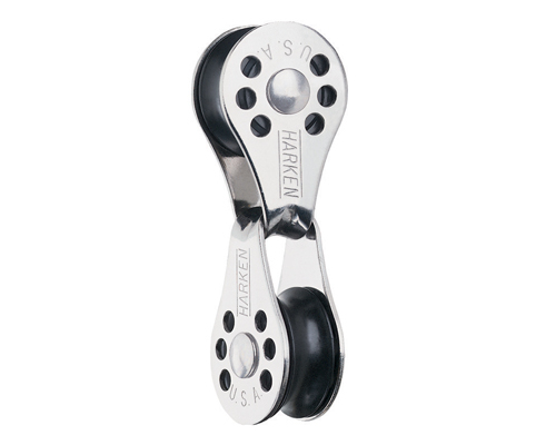HARKEN Poulie double opposées Ø réa 22mm Ø cord 4/6mm Harken HARKEN Poulie double opposées Ø réa 22mm Ø cord 4/6mm Harken