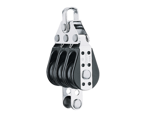 HARKEN Poulie triple à ringot Bullet Ø réa 29mm Ø cord 6/8mm Harken HARKEN Poulie triple à ringot Bullet Ø réa 29mm Ø cord 6/8mm Harken