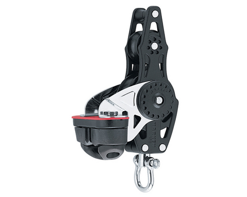 HARKEN Poulie violon à ringot Ø réa 57mm Ø cord 10mm taquet Harken HARKEN Poulie violon à ringot Ø réa 57mm Ø cord 10mm taquet Harken