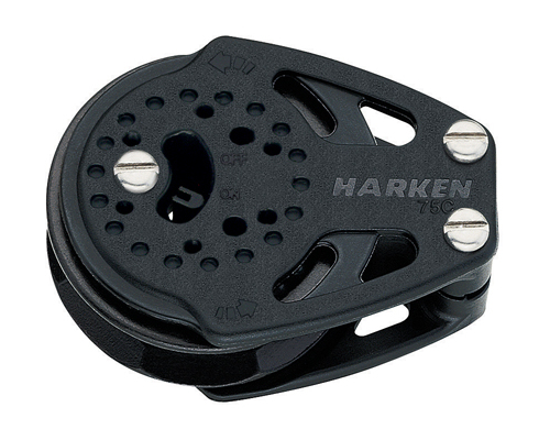 HARKEN Poulie winch plat pont carbo ratchets réa 75 mm cord Harken