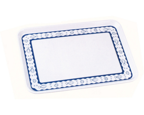 TREM Plateau rectangulaire aqua Trem TREM Plateau rectangulaire aqua Trem