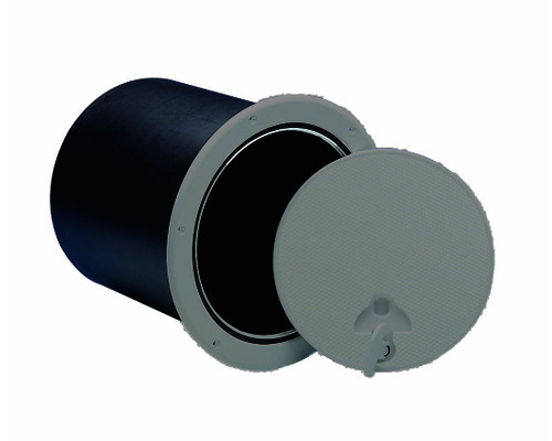 NUOVA RADE Trappe de visite grise Ø235mm avec coffre Nuova Rade NUOVA RADE Trappe de visite grise Ø235mm avec coffre Nuova Rade