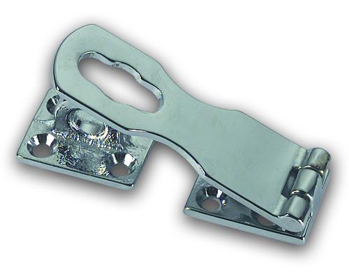 BIGSHIP Charnière à cadenas laiton chromé 71x24mm BigShip BIGSHIP Charnière à cadenas laiton chromé 71x24mm BigShip