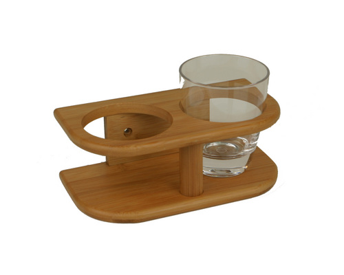 BAMBOO MARINE Support 2 verres Ø77mm Bamboo Marine System BAMBOO MARINE Support 2 verres Ø77mm Bamboo Marine System