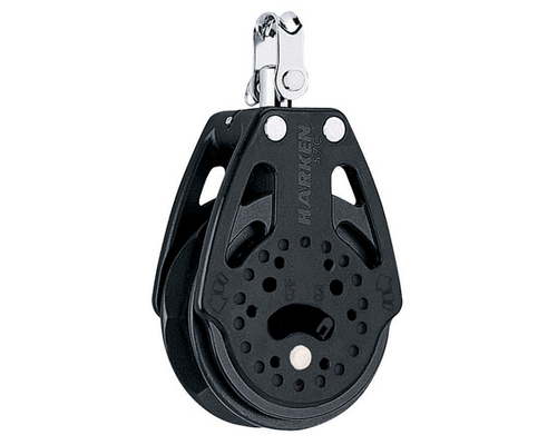 HARKEN Poulie winch simple manille Carbo Ø réa 75mm Ø cord 6 Harken HARKEN Poulie winch simple manille Carbo Ø réa 75mm Ø cord 6 Harken