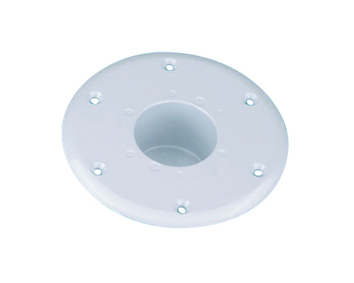 Embase encastrable pour pied de table - blanc Trem Embase encastrable pour pied de table - blanc Trem
