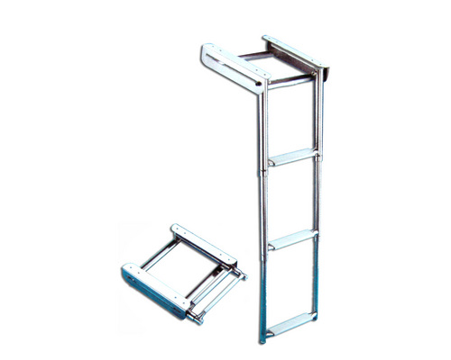 TREM Echelle téléscopique inox 4 marches Trem TREM Echelle téléscopique inox 4 marches Trem