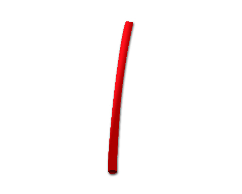 Gaines thermoretractable Ø5 rouge les 10 Gaines thermoretractable Ø5 rouge les 10