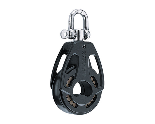 HARKEN Poulie simple HR à émerillon Black Magic 57mm Harken HARKEN Poulie simple HR à émerillon Black Magic 57mm Harken