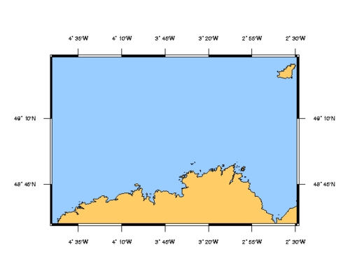 SHOM L6930 Roches de Portsall au Plateau des Roches Douvres Shom SHOM L6930 Roches de Portsall au Plateau des Roches Douvres Shom
