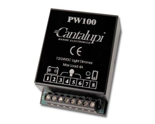 Variateur/régulateur d'éclairage PW100 10-30V DC 50/100W Cantalupi Variateur/régulateur d'éclairage PW100 10-30V DC 50/100W Cantalupi
