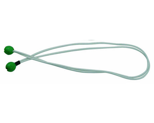 Ferlette élastique 80cm Ø4mm à boule plastique verte l'unité Ferlette élastique 80cm Ø4mm à boule plastique verte l'unité