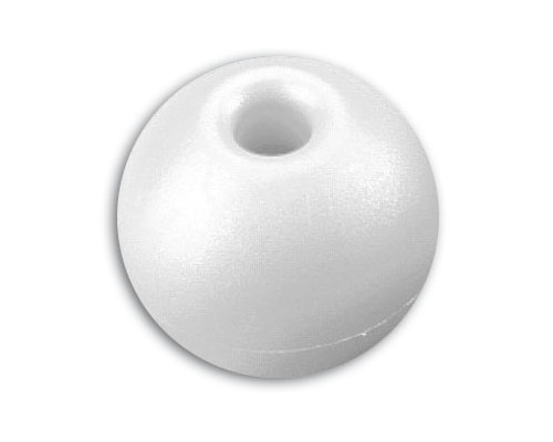 Boule d'arret cordage Ø4 - blanc Holt Boule d'arret cordage Ø4 - blanc Holt