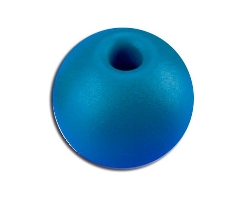 Boule d'arret cordage Ø4 - bleu Rwo Boule d'arret cordage Ø4 - bleu Rwo