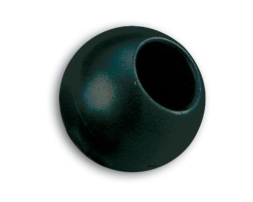 Boule d'arret cordage Ø4 - noir Holt Boule d'arret cordage Ø4 - noir Holt