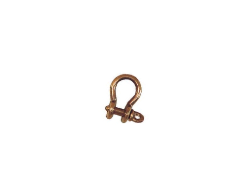 FORESTI Manille lyre laiton pour porte clé -VRAC- Foresti Suardi FORESTI Manille lyre laiton pour porte clé -VRAC- Foresti Suardi
