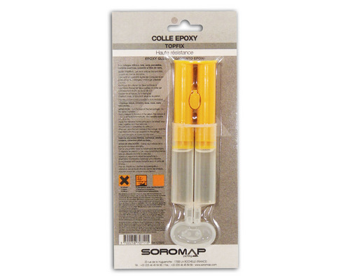 SOROMAP Seringue colle époxy 24mL Soromap