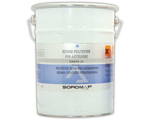 SOROMAP Resine polyester pré-accelerée thixo 5kg Soromap SOROMAP Resine polyester pré-accelerée thixo 5kg Soromap