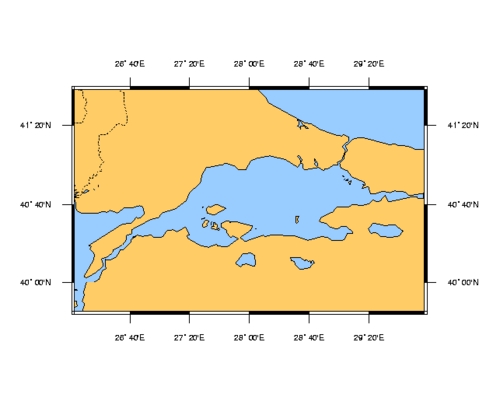 SHOM 7225 à plat Mer de Marmara Shom SHOM 7225 à plat Mer de Marmara Shom
